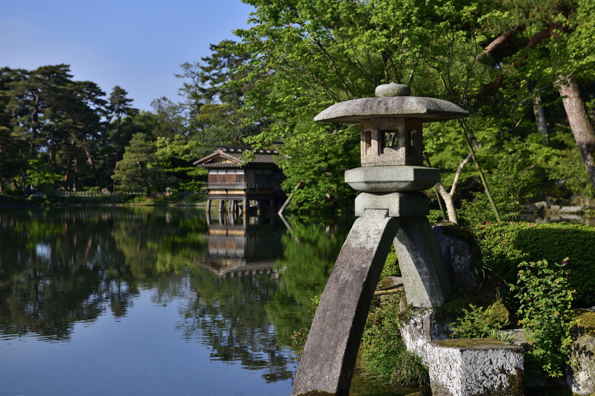 兼六園 ことじ灯籠(金沢市)